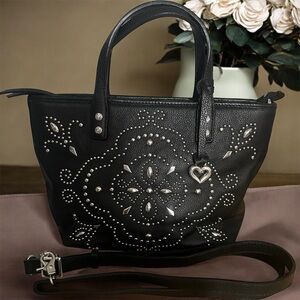 Black Studded Handbag